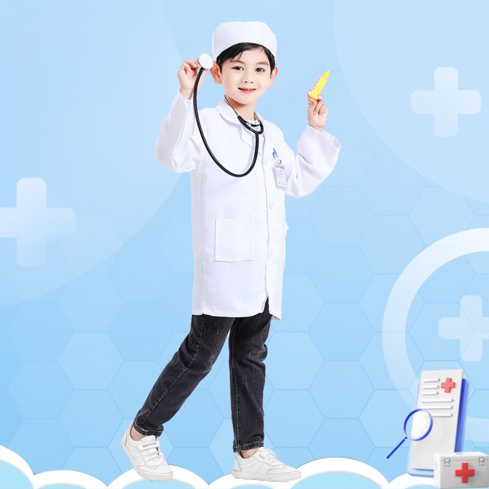 Medical Laboratory - Conjunto de fantasia de dramatização para