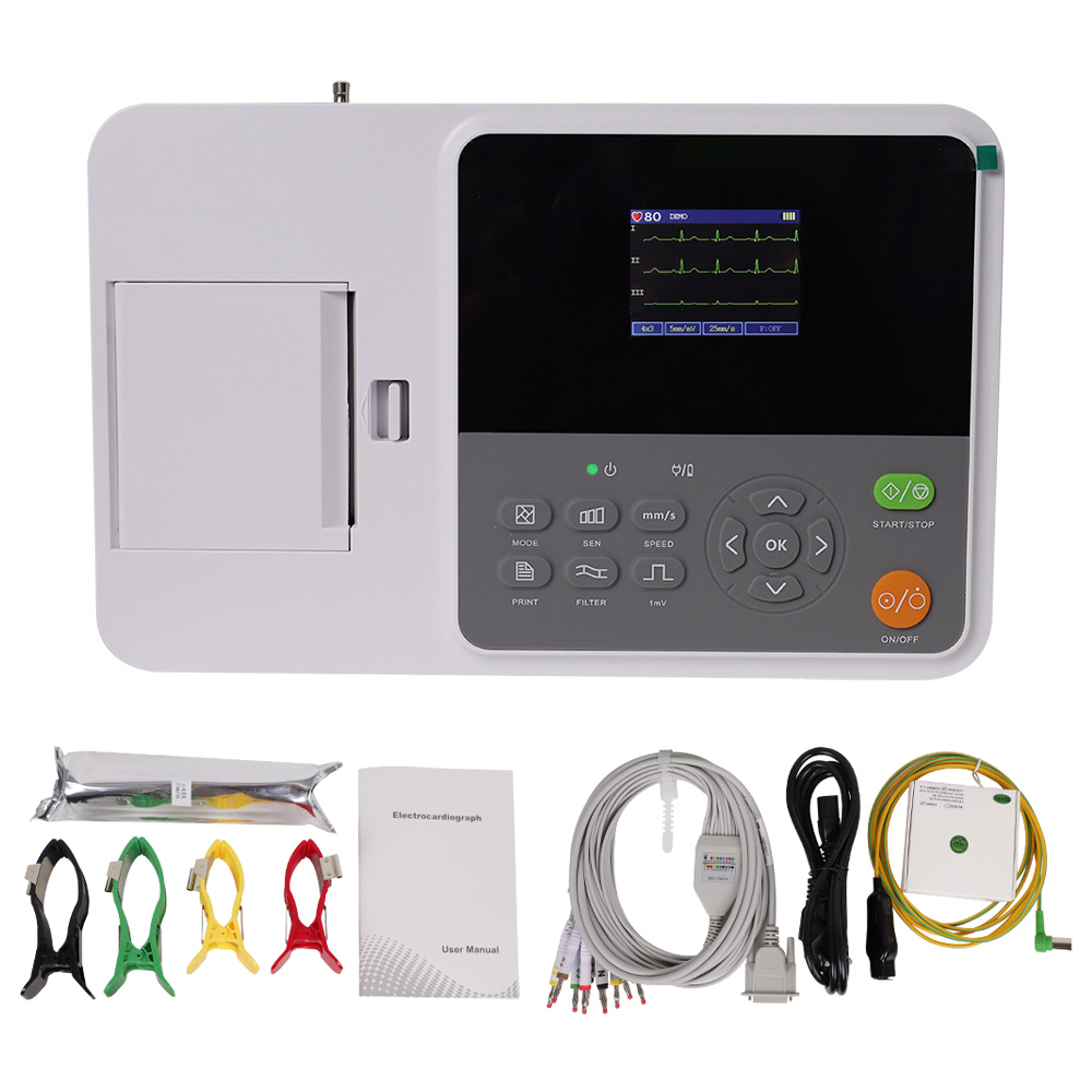 Máquina de ECG Digital Portáti - Ekg Ecg Machine Portable avaliação e preço