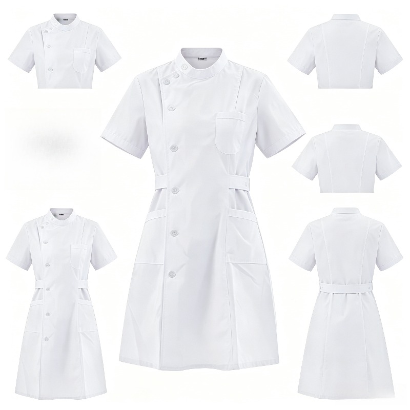 Roupas Médicas de Manga Curta, - Medical Lab Work avaliação e preço